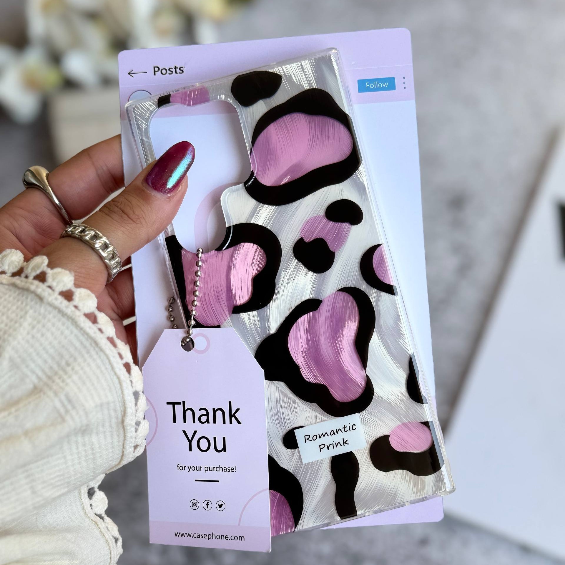 قاب پلنگی پینک